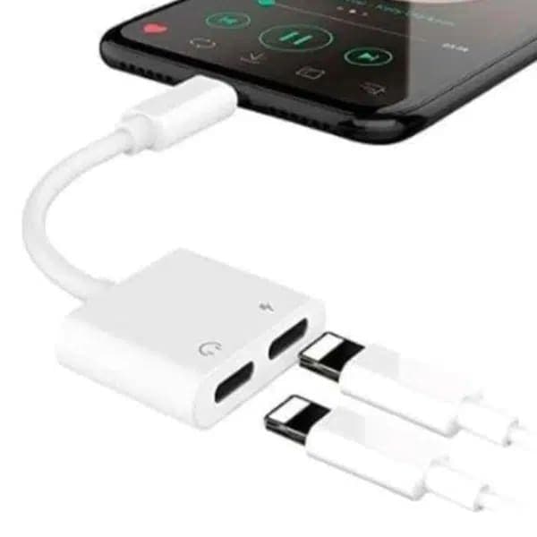 מתאם USB Type-C ל-3.5 מ”מ לאוזניות עם טעינה מהירה למכשירי iPhone, Samsung, Xiaomi