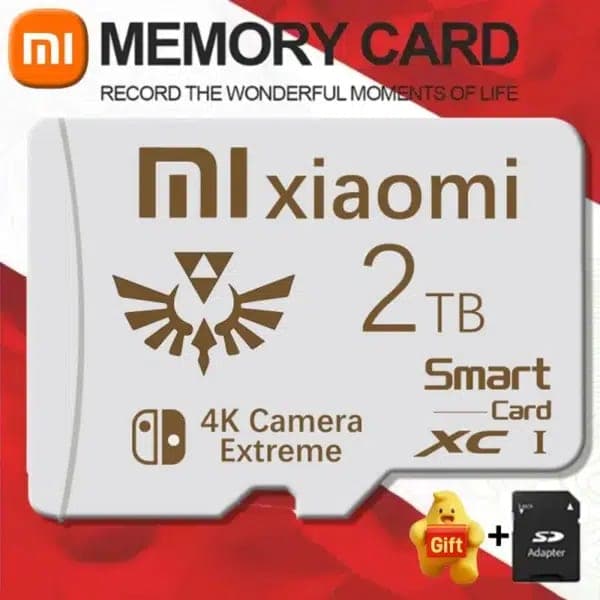 כרטיס זיכרון Xiaomi מיקרו SD מהיר ועמיד בנפח 2TB