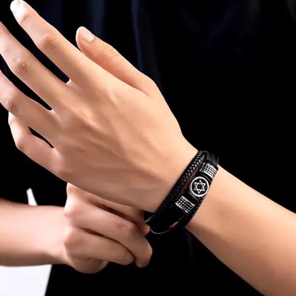 צמיד מגן דוד לגבר