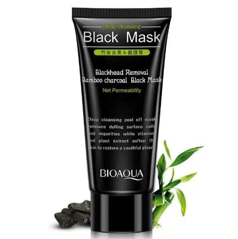 מסכת פנים בוץ שחור לניקוי עמוק והסרת נקודות שחורות