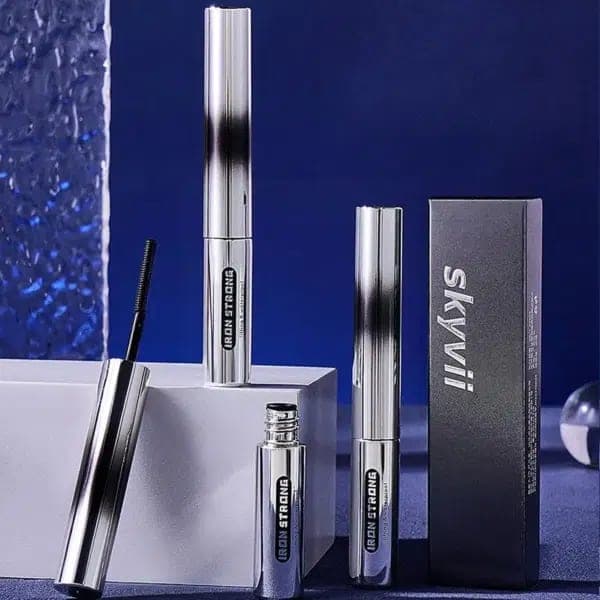 מתכת מסקרה Bristleless מתכת מסקרה נוסף שאינו רזה מסקרה ארוך תוספות שנמשך מריחות ריס מסקרה מתכת מים S1A0