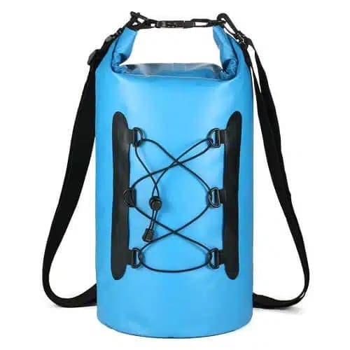 תיק עמיד למים PVC בנפח 15 ליטר עם נרתיק טלפון