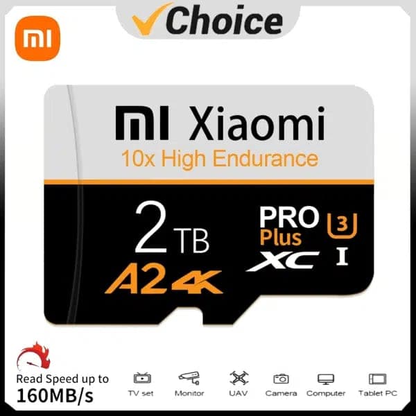 כרטיס זיכרון Xiaomi במהירות גבוהה 2TB