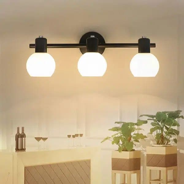 אהיל זכוכית עגול חלבי להחלפה