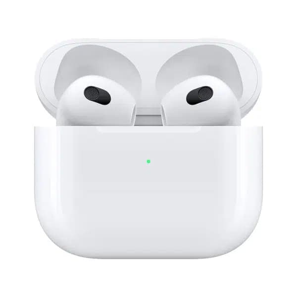 אוזניות Apple AirPods 3 – עם EQ אדפטיבי, שבב H1, ואודיו מרחבי