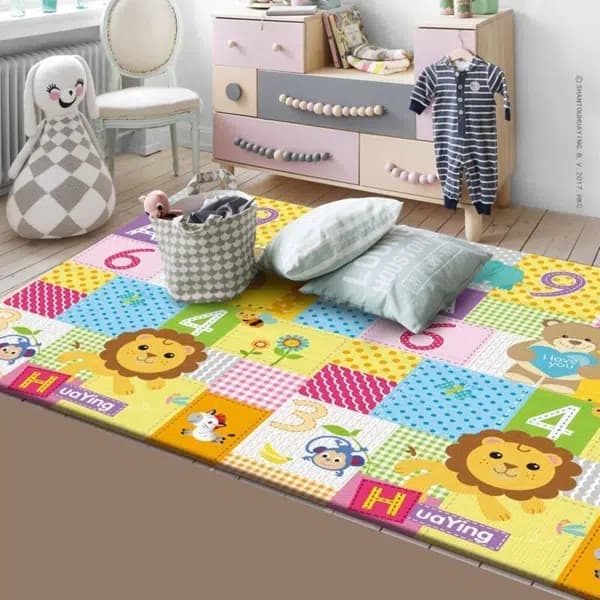 מחצלת משחק מתקפלת לתינוק – 180×100 ס”מ