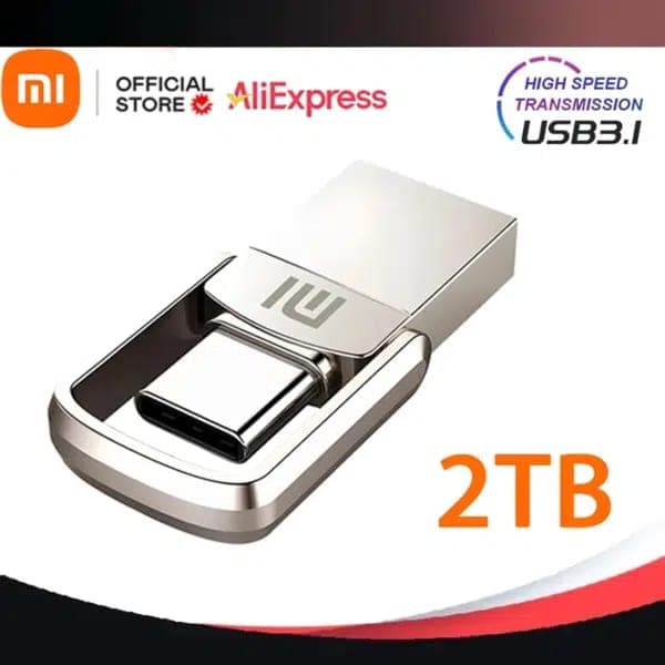 דיסק און קי Xiaomi מיני USB 3.1 במהירות גבוהה 2TB