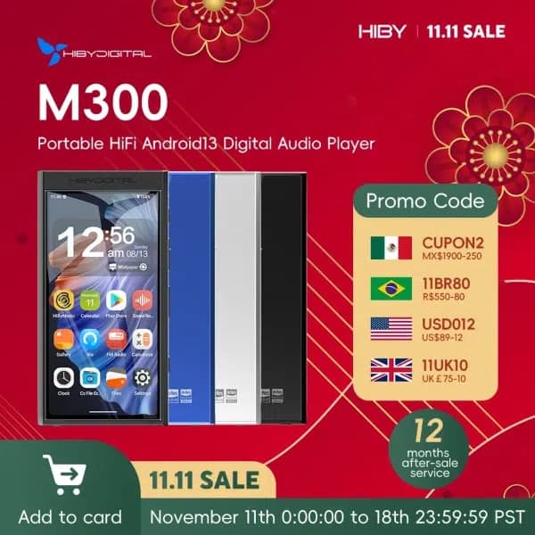 נגן מוסיקה נייד Hiby M300
