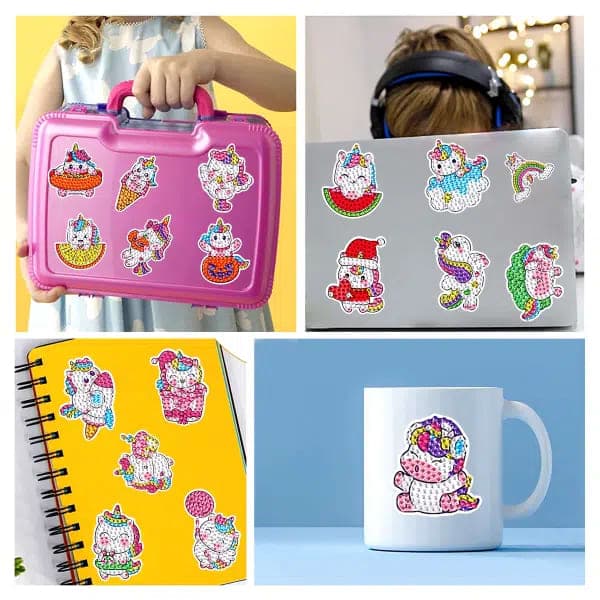 ערכת מדבקות יהלומים 5D לילדים