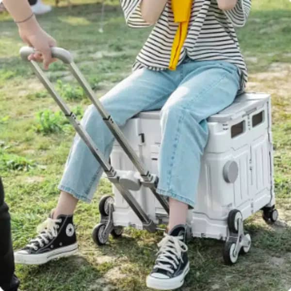 עגלת טרולי מתקפלת