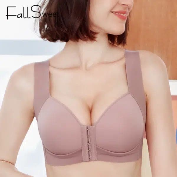 FallSweet חזיית סגירה קדמית לנשים בתוספת גודל