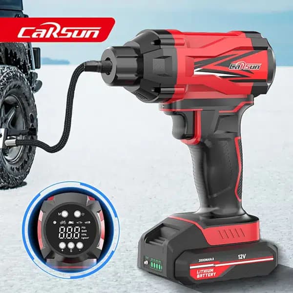 מדחס אוויר אלחוטי CARSUN לרכב