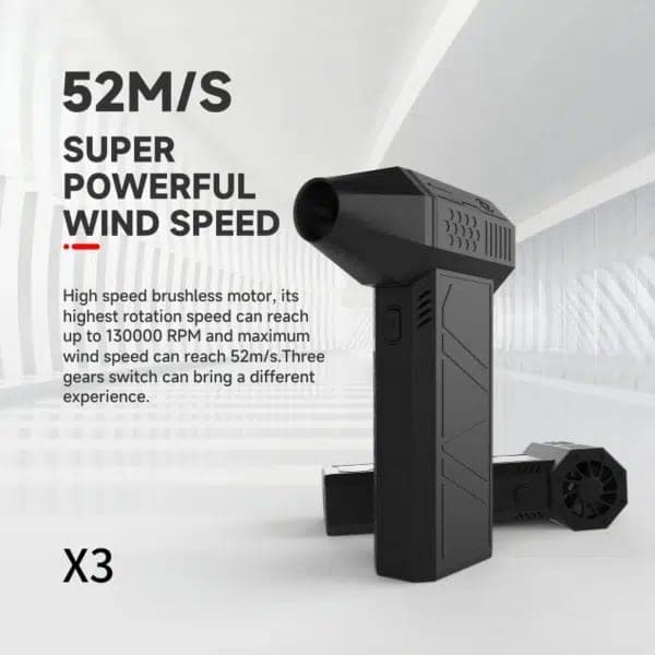 מאוורר טורבו תעשייתי Amnvolt x3