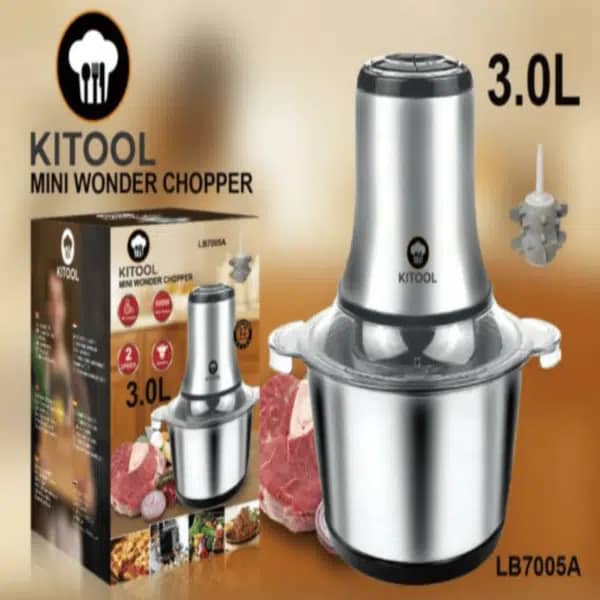 מטחנת בשר חשמלית 800W נירוסטה