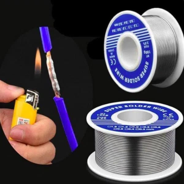 חוט הלחמה אלקטרוני עם ליבת Rosin לריתוך אלקטרוניקה ותיקונים ביתיים