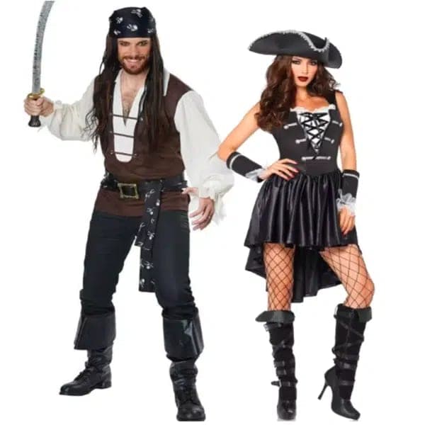 תחפושת זוגית פיראט קריבי