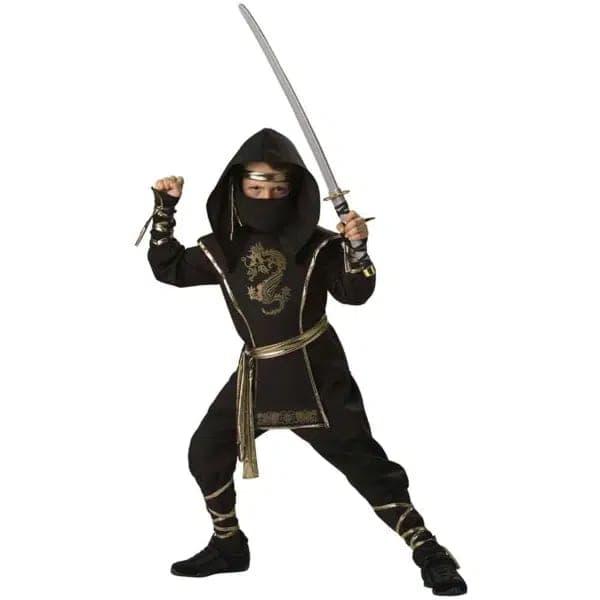 תחפושת נינג’ה שחורה לילדים