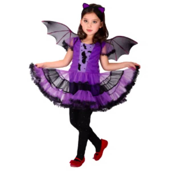 תחפושת נסיכת ערפד לילדות – בצבע סגול