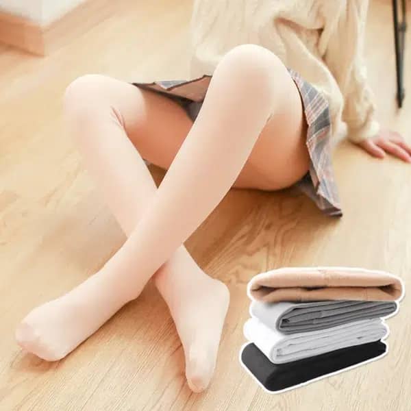 גרביונים דק צמר חם רך לילדות – סופר למתוח ואופנתי