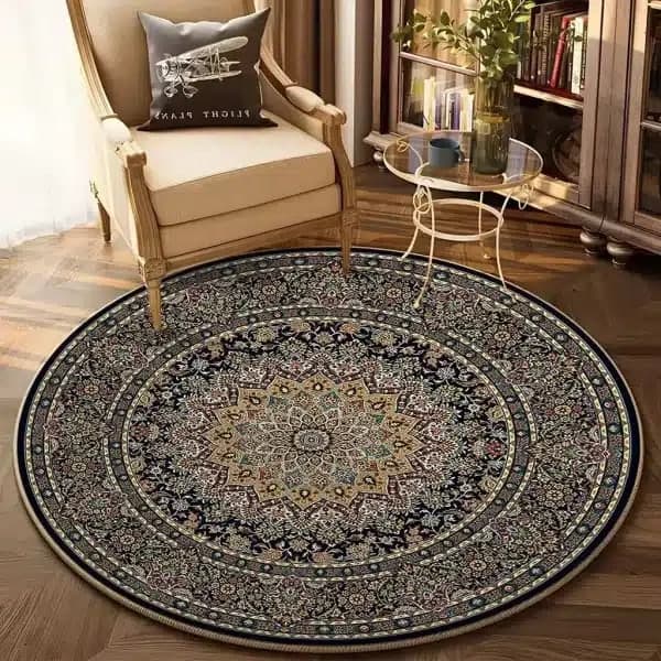 שטיח עגול בוהמי